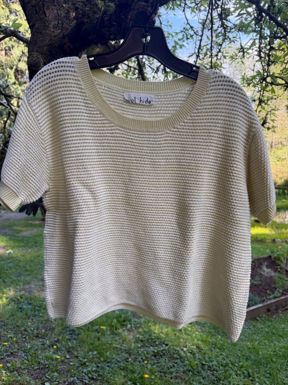 Wol Hide  textured sweater M/L